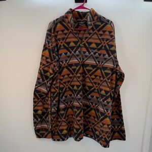 Eddie Bauer Men's Multicolor Geometric Pullover